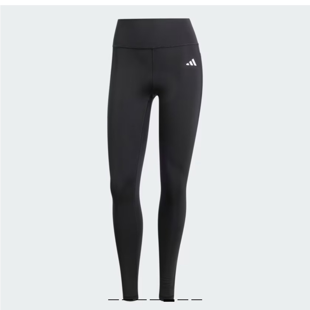 ADIDAS OPTIME ESSENTIALS STASH POCKET FULL-LENGTH LEGGINGS - SIZE XS